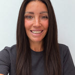 Espresso 20-inch straight wig in dark brown, front view