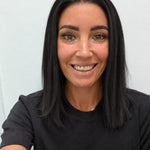 Soft Onyx 14-inch blunt bob wig in soft natural black, front view
